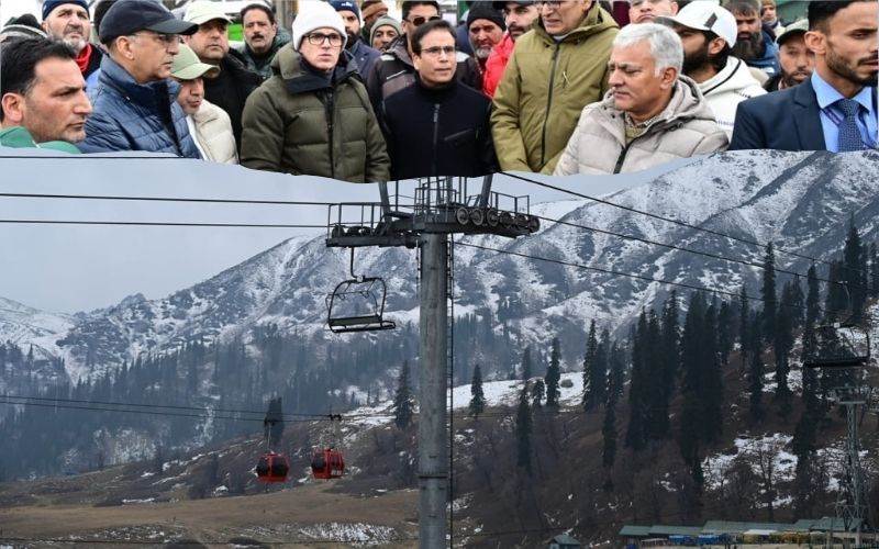  جموں وکشمیر: گلمرگ میں ایشیا کی سب سے لمبی اور بلند ترین سکی ڈریگ لفٹ کا افتتاح 